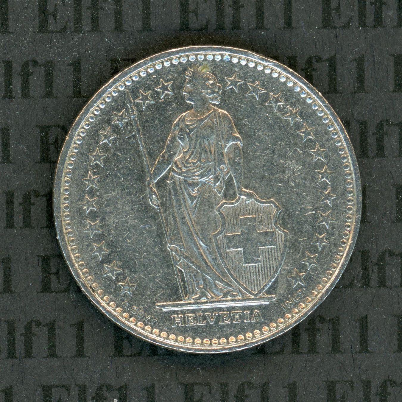 Tutti le monete: CHF___1.00 1989 -vz 1 Franken – Usato da Widnau venduto da Elf11 1
