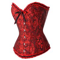 Rotes Korsett Gothic Burlesque Vintage S M L XL XXL