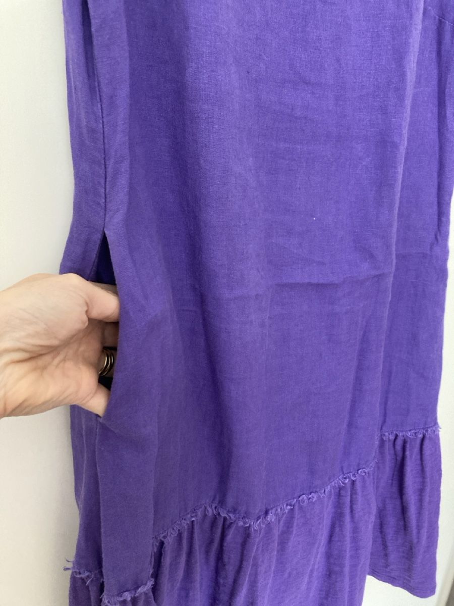 Vestiti: Lila Leinen Kleid Malvin, 38 – Usato da Azmoos venduto da alix001 2