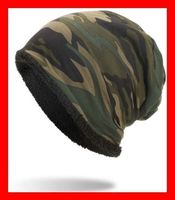 Beanie Camouflage Mütze Grün Kappe Militär Armee Army Cap