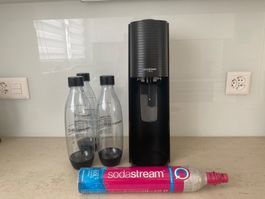 SodaStream Terra, Wassersprudler, 3 Flaschen+2 Patronen 60L