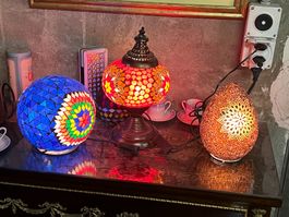 Lampe  mosaïque  Style orientale turc marocain egyptien