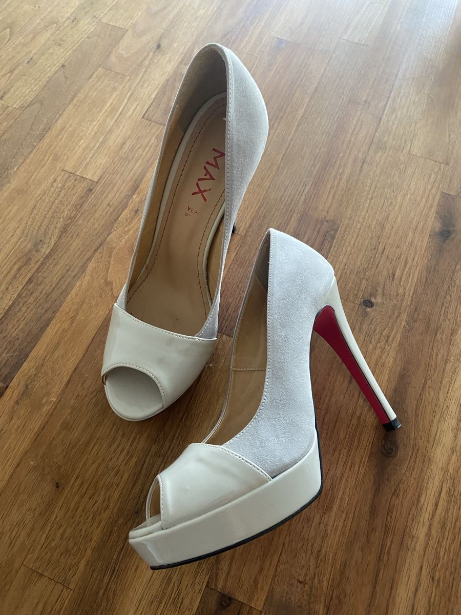 Scarpe da donna: MAX Pumps, hellgrau, Gr. 39, Plateau, Top Zustand! – Nuovo (secondo la descrizione) da Bäch SZ venduto da manda8806 1