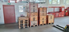 SBB Rahmen und Paletten