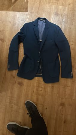 Stylischer Herrenblazer Gr. 48 dunkelblau