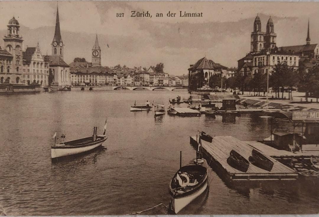 Cartoline postali: ZÜRICH an der Limmat – Usato da Delémont venduto da Domdom1