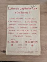 Lettre du Capitaine Lux à Guillaume II
