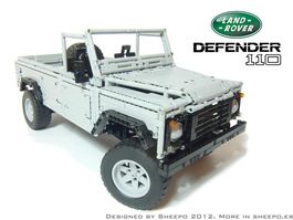 Lego Land Rover Defender 110 moc von Sheepo’s garage