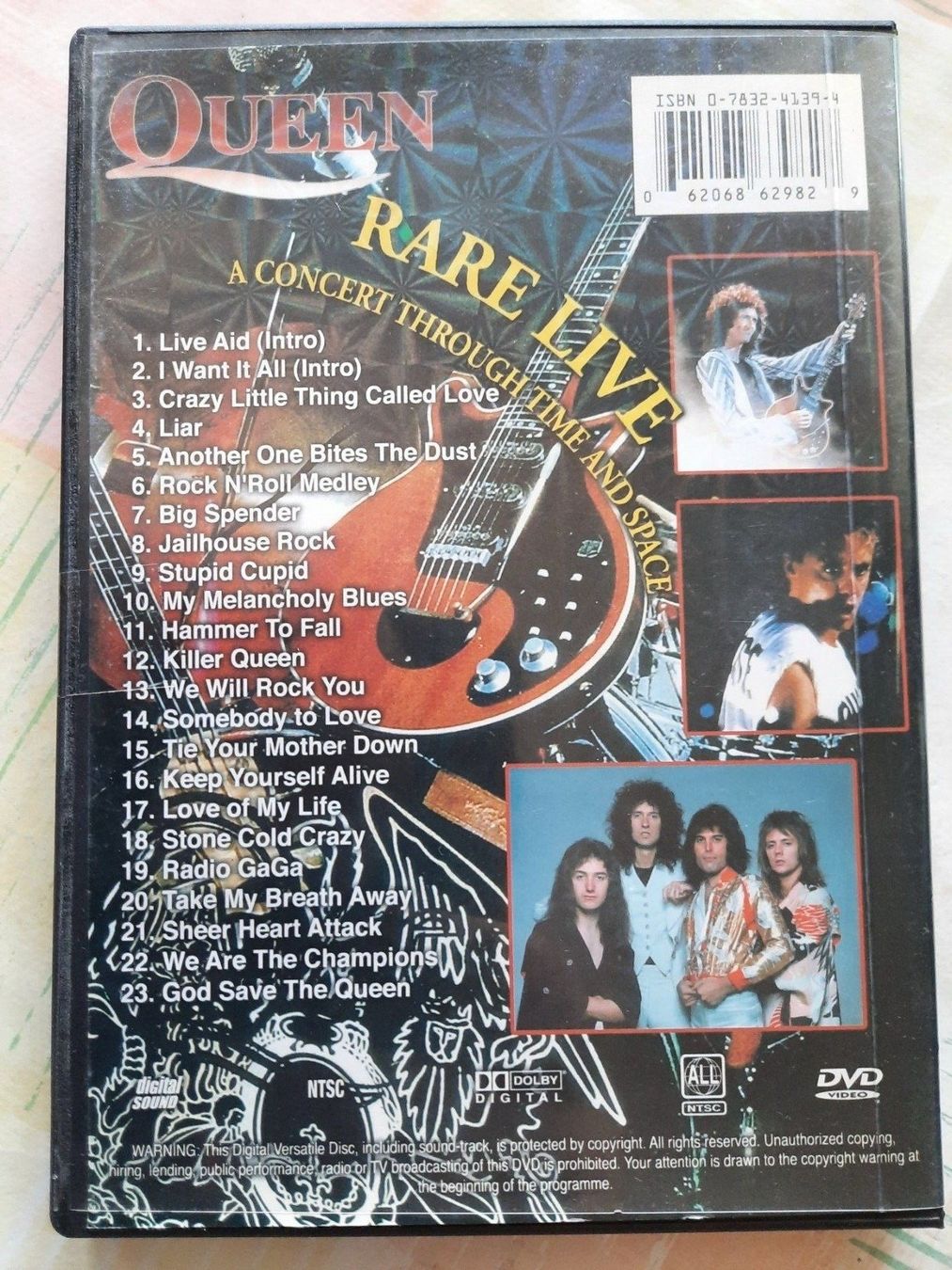 Tutti i DVDs: DVD Queen - Rare Live – Usato da Pully venduto da bro_n52j 1