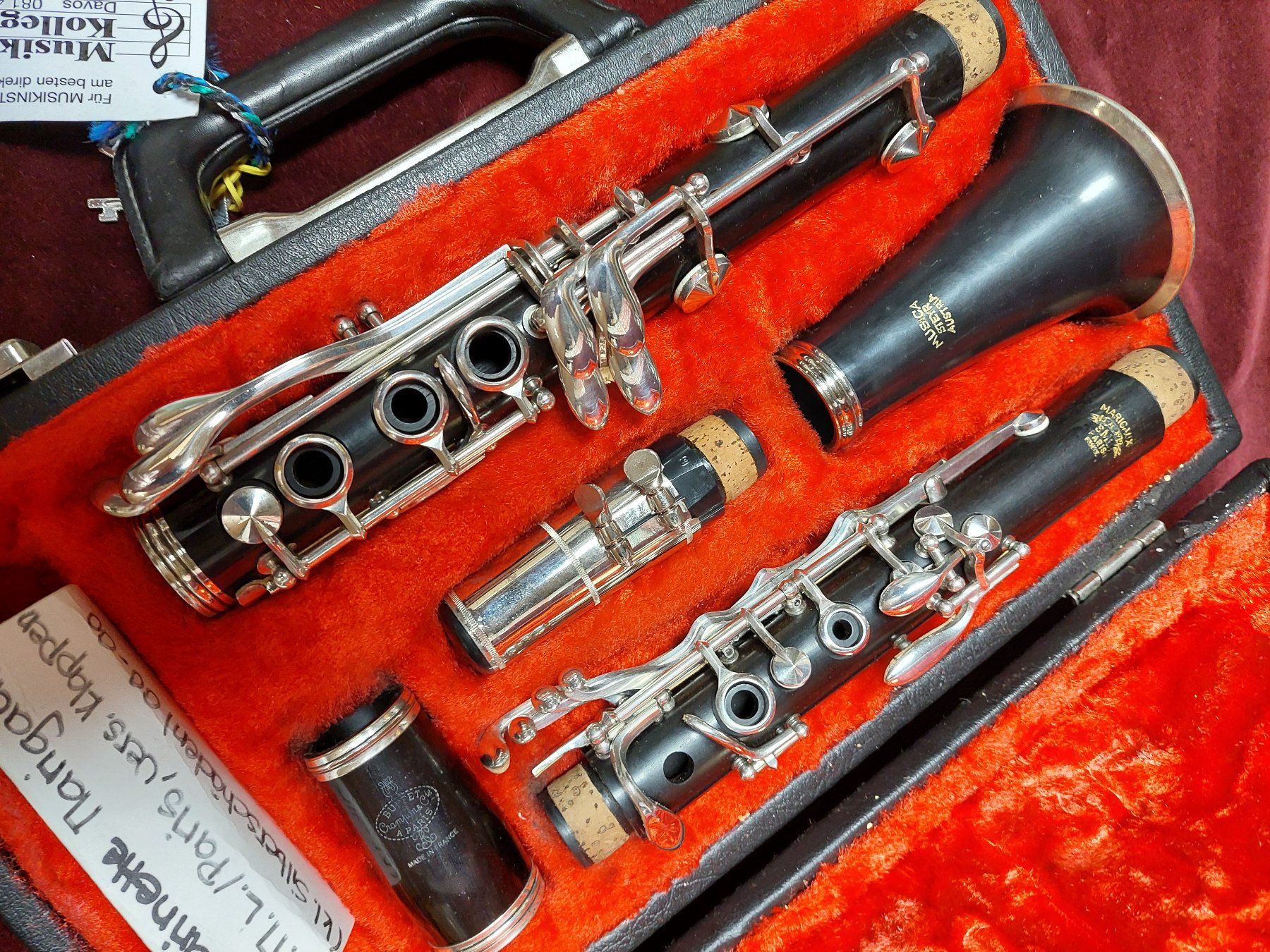 Strumenti musicali: Klarinette Marigaux S.M.L. Revidiert & Kontrolliert – Usato da Davos-Platz venduto da musikhauskollegger 1