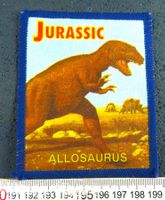 JURASSIC DINO ALLOSAURUS AUFNÄHER OHNE LEIM