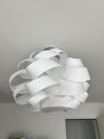 Deckenlampe weiss modern Durchmesser ca. 40 cm neuwertig