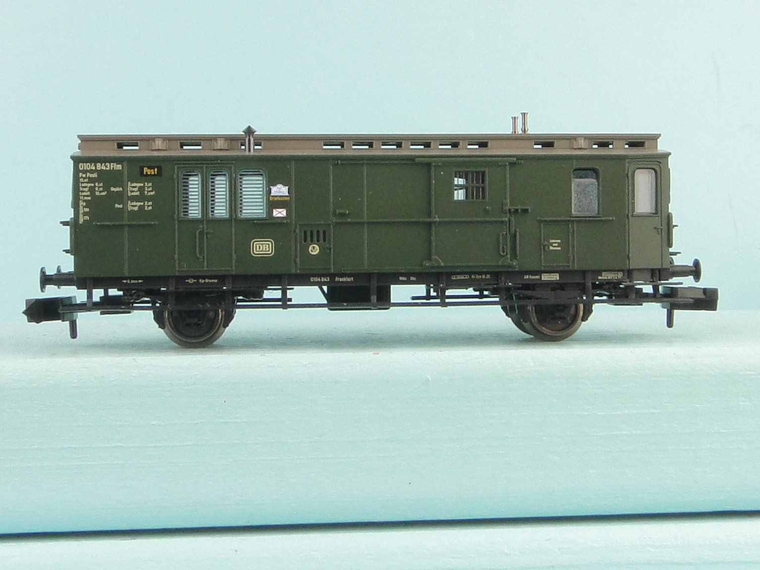 Fleischmann Modellini di ferrovie: Fleischmann 8070 DB Gepäckwagen – Usato da Bülach venduto da Albitrain 2