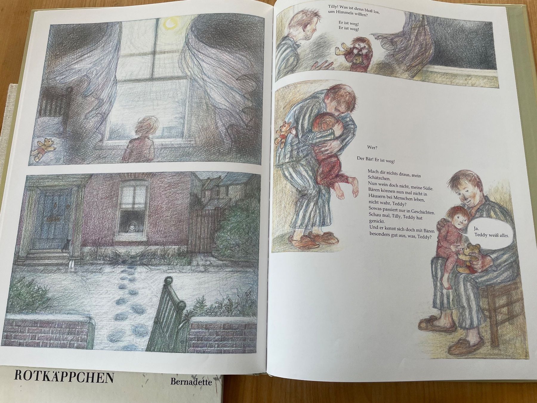 Libri: 2 grössere, wunderschöne Bilderbücher, Rotkäppchen, der Bär – Usato da Zuerich venduto da poeteterli 3