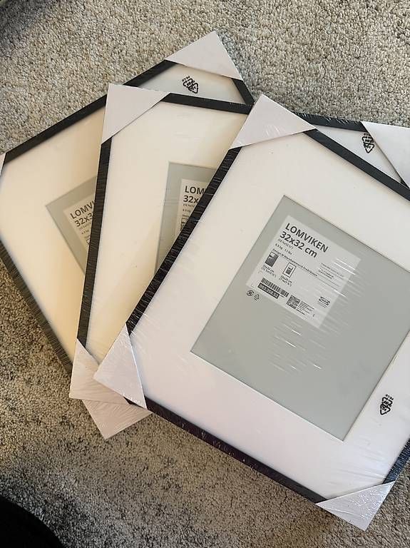 Ikea Cornici: Bilderrahmen schwarz quadratisch 32x32 – Nuovo e nell'imballaggio originale da Bern venduto da kwa_pyt9