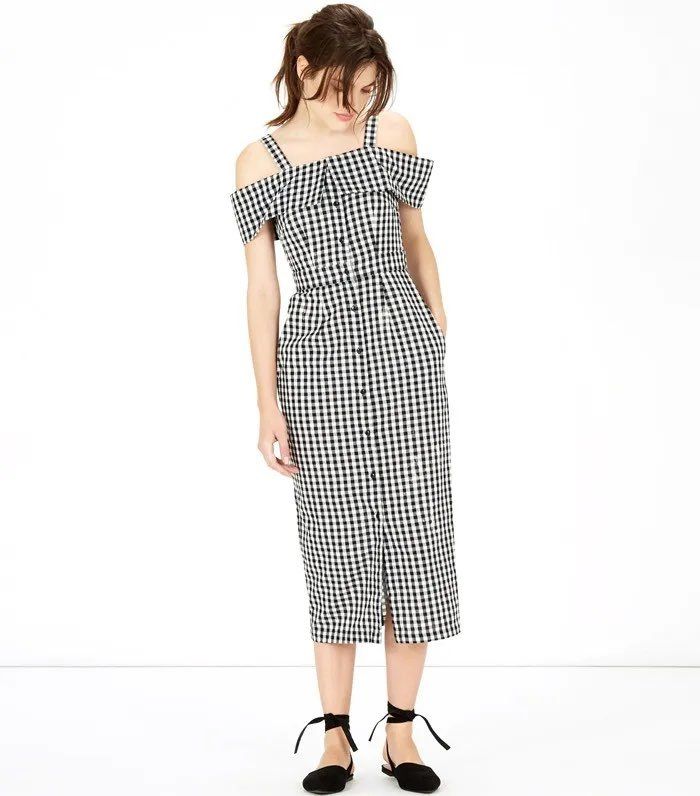 Vestiti: Warehouse Gingham Dress UK 10/EU 38 – Usato da Claro venduto da sof_pkm8