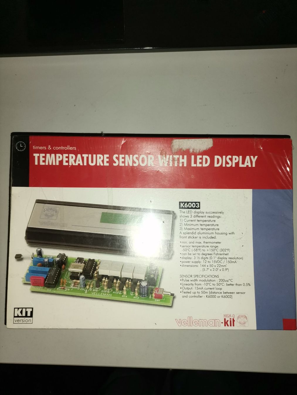 Altro per la casa: Velleman Temperator Sensor LED K6003 – Nuovo e nell'imballaggio originale da Kleindöttingen venduto da Katze99 2