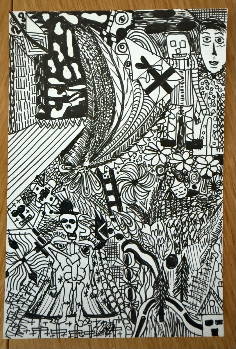 Dipinti: Das Tor / C. Steffen / Art Brut / Outsider Art – Nuovo e nell'imballaggio originale da Sempach Station venduto da blackhors 1