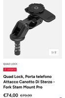 Quad Lock attacco canotto di sterzo
