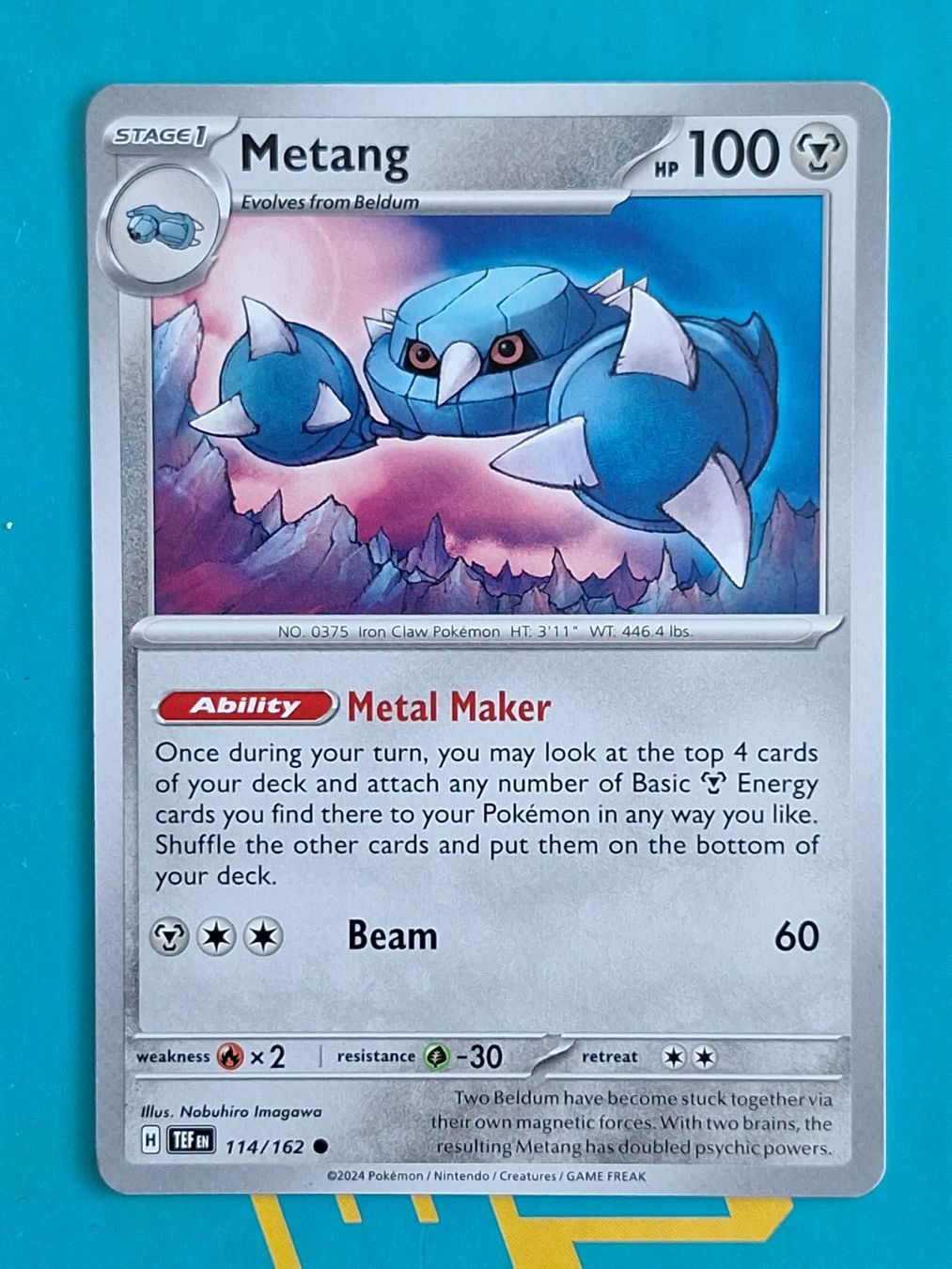 Pokémon Carte collezionabili: Metang - Temporal Forces Pokemon - #7.1 – Usato da Altstätten SG venduto da GGsGameshop