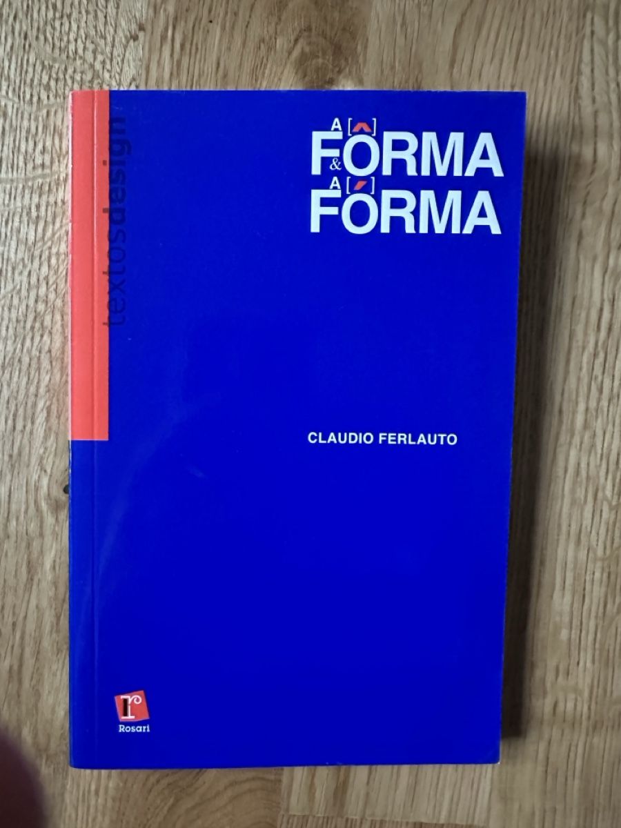 Libri: Forma/Forma - Claudio Ferlauto - Rosari Design - Typografie! – Nuovo (secondo la descrizione) da Rümlang venduto da Laufgitter01