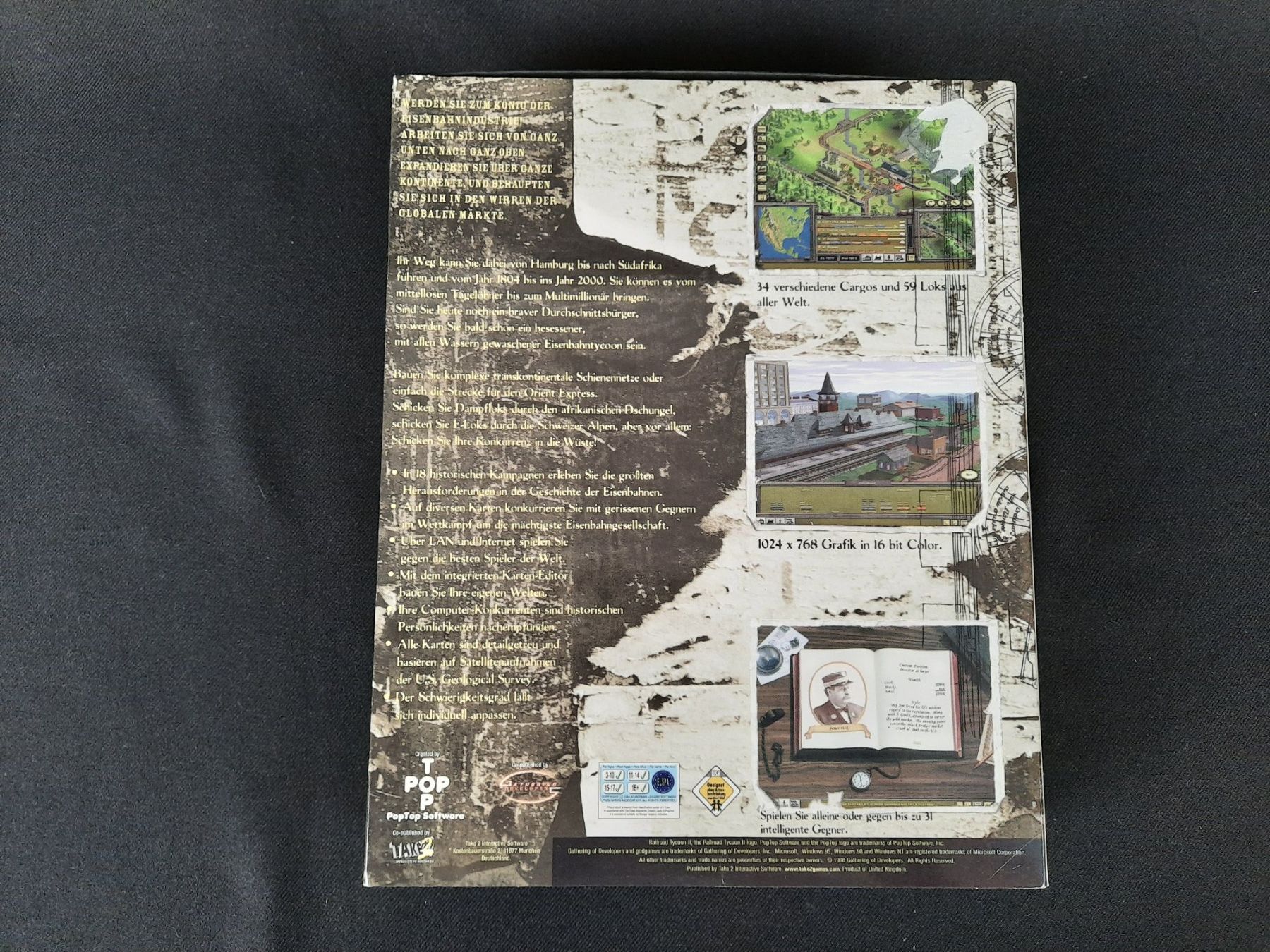 Spiele: Railroad Tycoon 2 - Computerspiel – Gebraucht aus Beinwil am See von Restwert_Beinwil 3