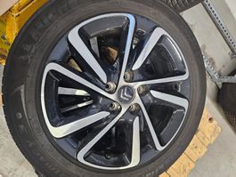 Citroen Alufelgen 17 Zoll 7J17 ET50 gebraucht schwarz