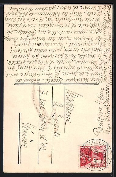 Cartoline postali: AK Bellerive /GE, Le Château, 1914 – Usato da Berlin venduto da bartko-reher 1