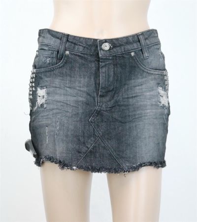Part Two Jeans Mini Rock /Denim schwarz /Neu/Gr.XS