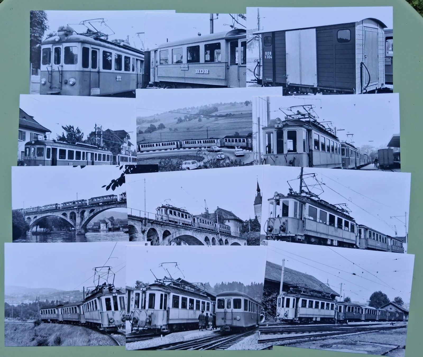 Cartes postales: 12 AK Bremgarten -  Dietikon Bahn Verlag BVA 56 – D'occasion à Cheyres par Thiele