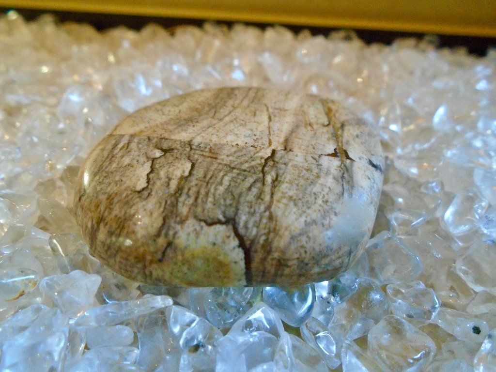 Minerali & Pietre curative: Landschafts-Jaspis Heilstein/Handschmeichler – Nuovo (secondo la descrizione) da Biberist venduto da Steine 1