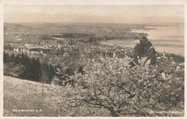 Rorschach (SG) Panorama der Stadt am Bodensee