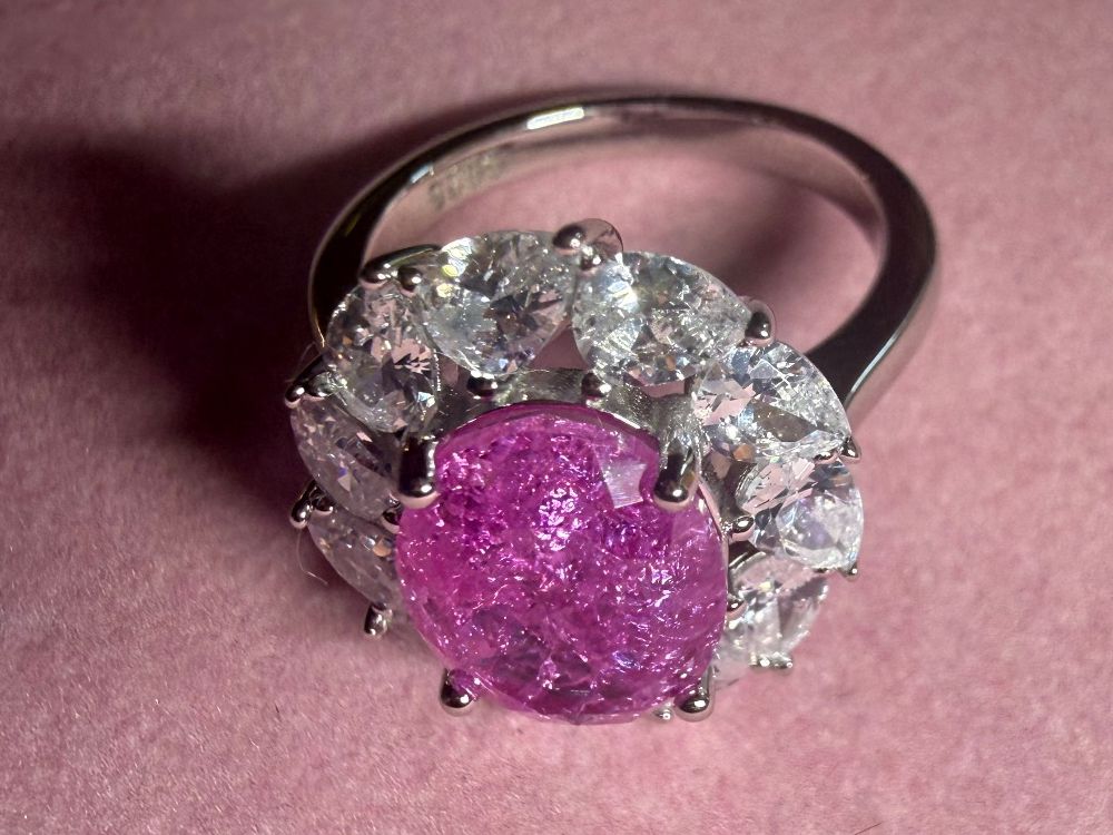 Bagues: Bague Saphir Rose – Neuf avec emballage d'origine à St-Maurice par Sandrinette123 5