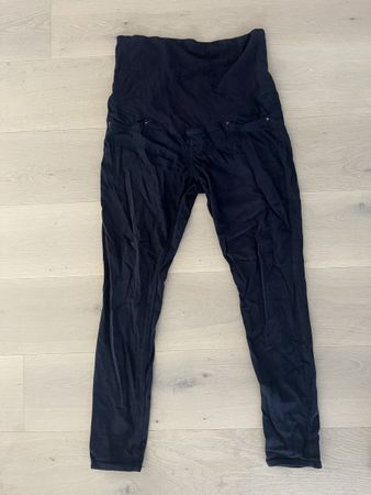H&M Schwangerschaftshose dunkelbauer Jeansstoff Gr. 42