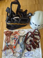 Gstältli/Klettergurt, Helm