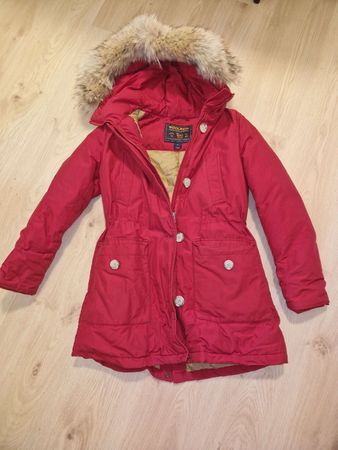 Woolrich Parka Damen Rot Grösse S sehr guter Zustand