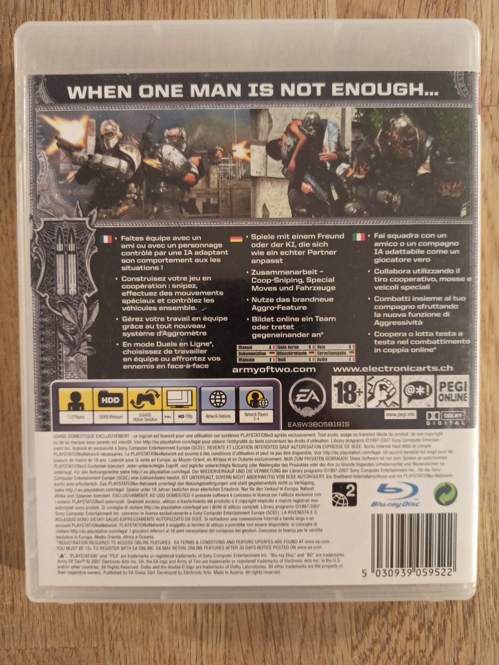Giochi: Army of Two PS3 – Usato da Oberweningen venduto da mar_87mx 1