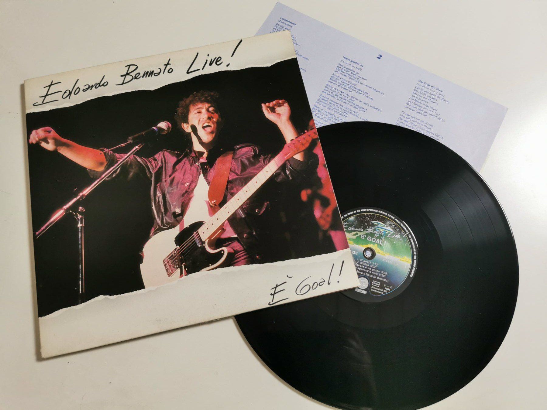 Dischi in vinile: Edoardo Bennato - Live! É' Goal – Usato da Grafenried venduto da House-of-Oldies