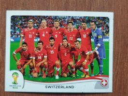 Panini WM 2014, Schweiz, internationale Version