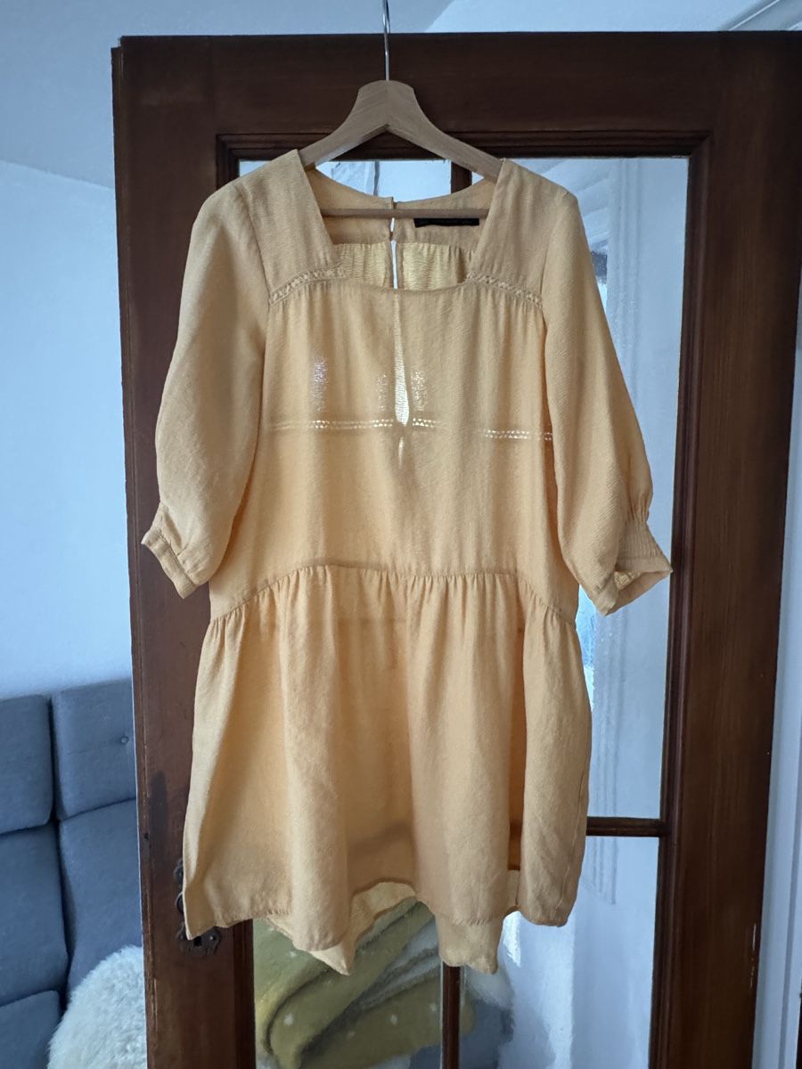 Zara Vestiti: Zara Basic Yellow Summer Dress, Size S, Great Condition – Usato da Zürich venduto da pulapula 1