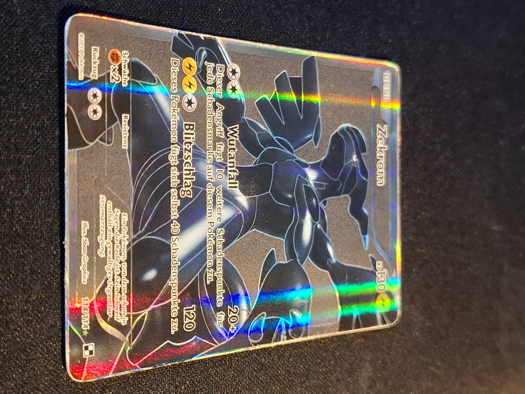 Pokémon Sammelbilder & Trading cards: Pokemon Zekrom 114/114 Schwarz&Weiss – Gebraucht aus Gammen von Karbax 3