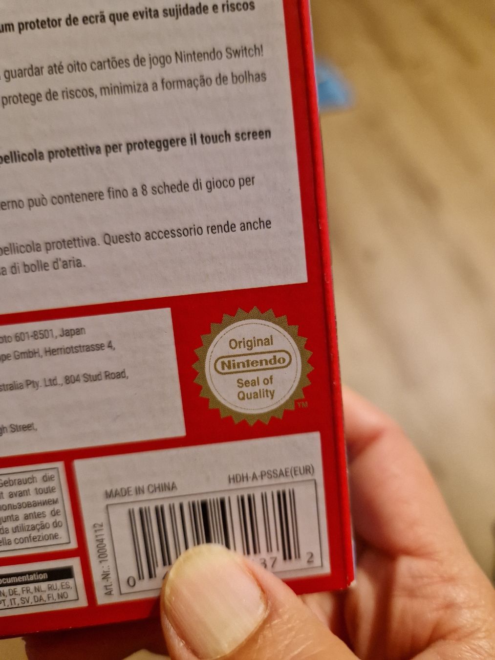 Ritocchi & pellicole di protezione: Schutzfolie für Nintendo Switch Lite  – Nuovo e nell'imballaggio originale da Wimmis venduto da traubenq 3