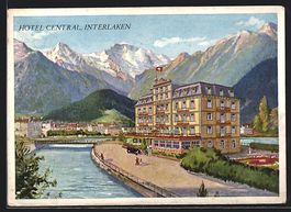 Interlaken, Das Hotel Central im Bergpan