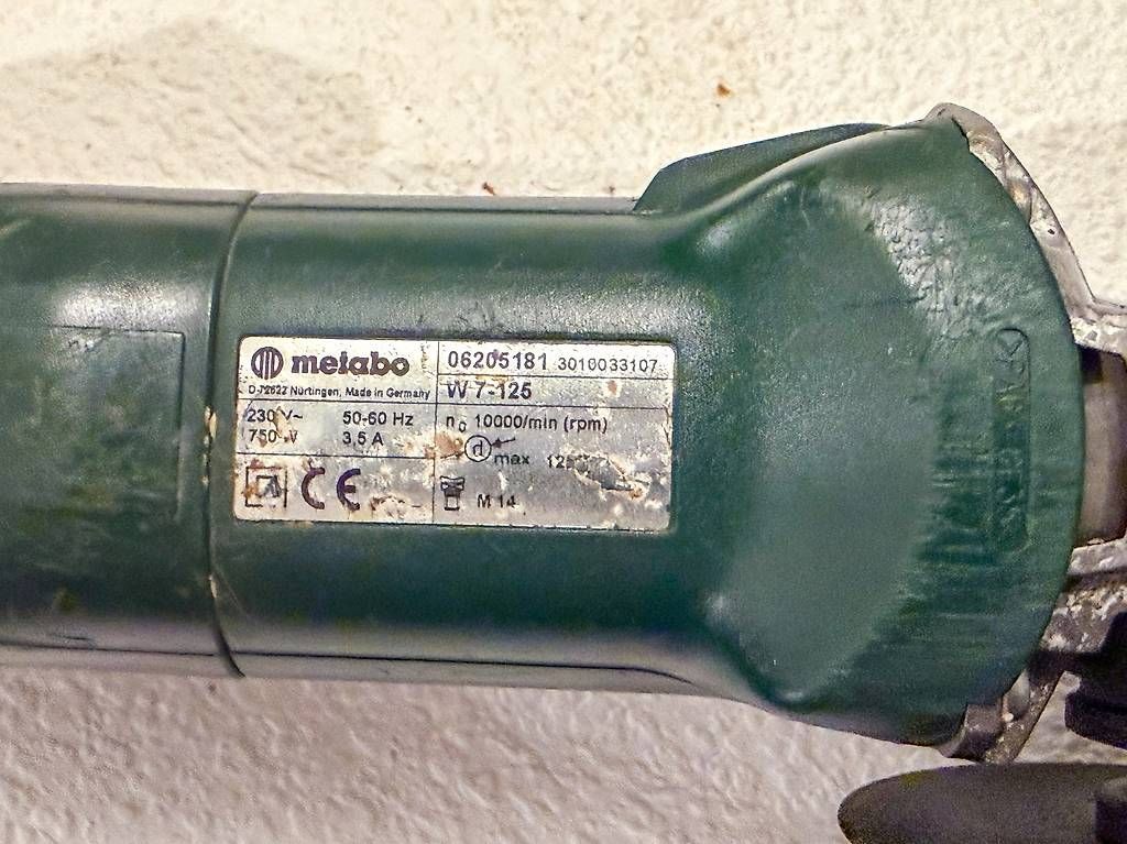 Schleifen & Polieren: Metabo Winkelschleifer  robust & zuverlässig – Gebraucht aus Ebikon von Leonidas2 4