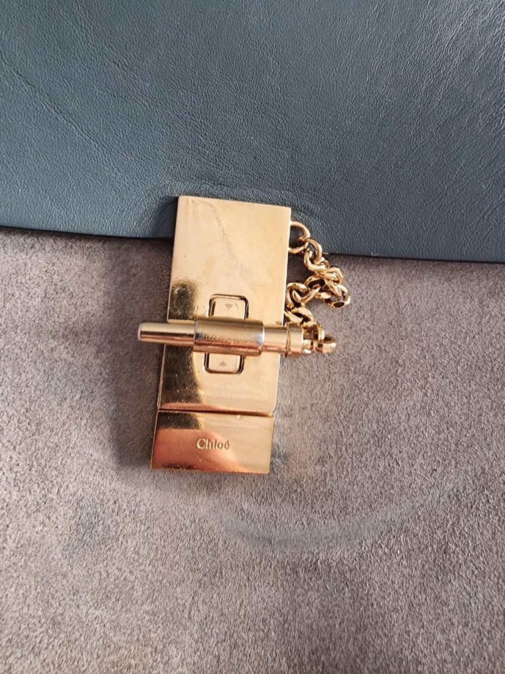 Chloé Borse da donna: Chloé - Drew Bag in Cloudy Blue – Usato da Zürich venduto da Nala2811 9