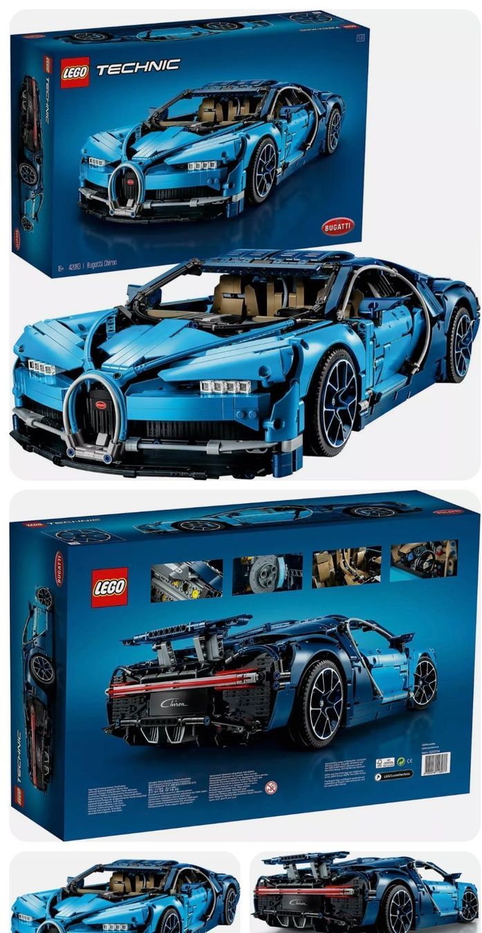 Bugatti Modellini d'auto: + LEGO Technic - Bugatti Chiron – Nuovo e nell'imballaggio originale da Amriswil venduto da JaJa-Express