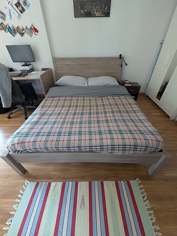 Lits: Double Bed Frame and Slats – D'occasion à Zürich par ale_htf5 1