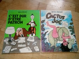 2x Wolinski: Cactus Joe + C'est dur d'etre patron! ©'1977/79