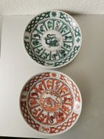 2 Teller mit Tierkreiszeichen, Vintage, Durchmesser 16cm