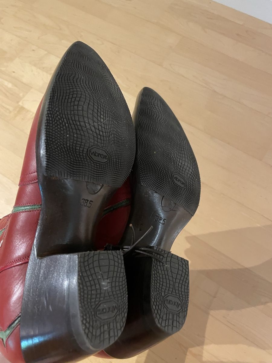 Scarpe per cavalli: Leder Cowboy Boots 38.5 – Nuovo (secondo la descrizione) da Adliswil venduto da alexreducereuse 3